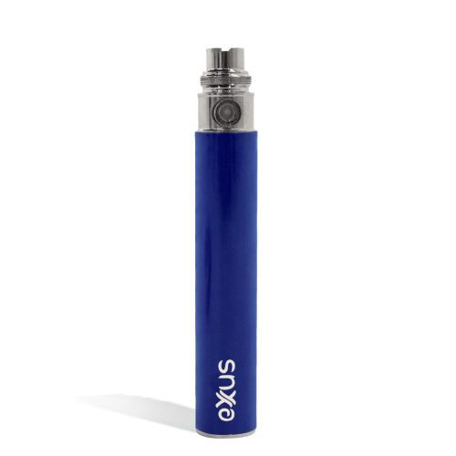 Cosmic Blue front view Exxus Vape 900 Cartridge Vaporizer on white studio background