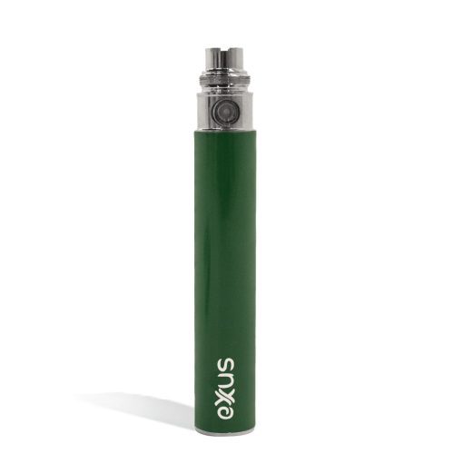 Cosmic Green front view Exxus Vape 900 Cartridge Vaporizer on white studio background