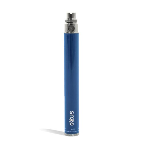 Blue front Exxus Vape 1100 Cartridge Vaporizer on white background