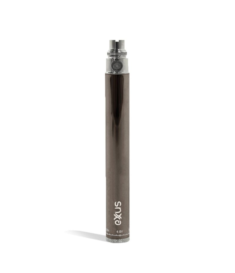 Gunmetal front Exxus Vape 1100 Cartridge Vaporizer on white background