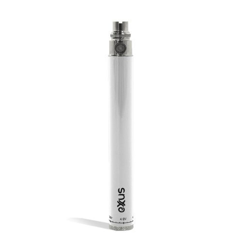 White front Exxus Vape 1100 Cartridge Vaporizer on white background