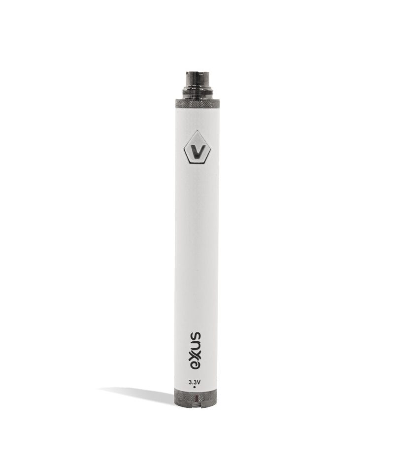 Pearl front view Exxus Vape 1600 Cartridge Vaporizer on white background