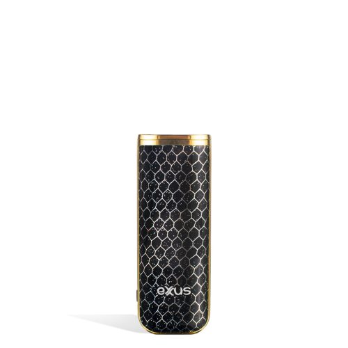 Black Gold Cobra front view Exxus Vape MiNovo Cartridge Vaporizer on white studio background