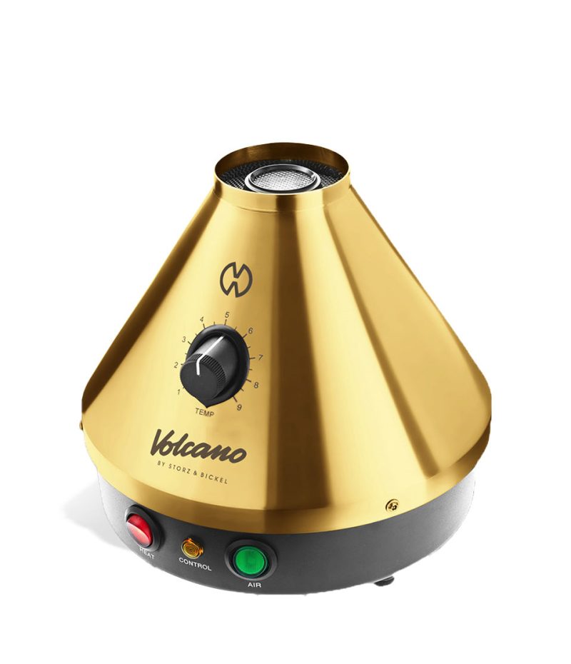 volcano vlassic vaporizer gold side