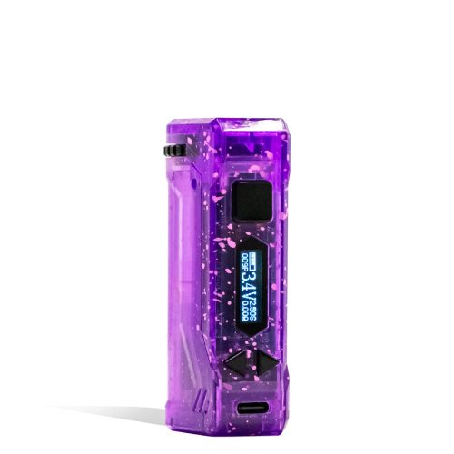 Amethyst Wulf Mods X-Ray Series Uni Pro Cartridge Vaporizer Front View on White Background