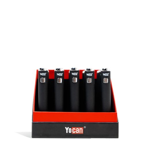 Black 20pk Yocan ARI 650mah Cartridge Battery 20pk on white background