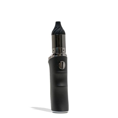 Gunmetal Yocan Black Phaser Ace Wax Vaporizer Front View on White Background