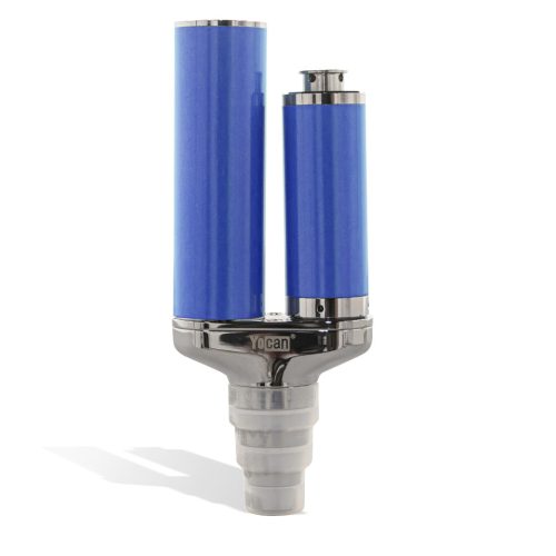 Light Blue Yocan Torch XL Portable Enail on white background