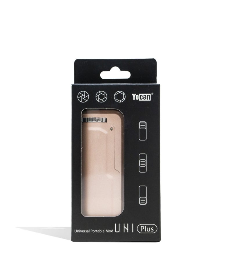 yocan uni plus adjustable cartridge vaporizer sand packaging