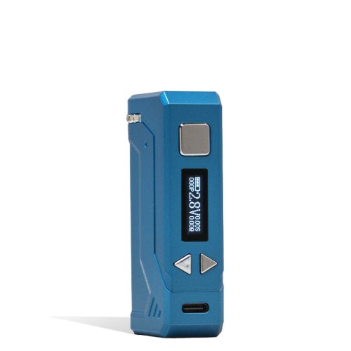 Sky Blue Yocan Uni Pro Plus Adjustable Cartridge Vaporizer Front View on White Background