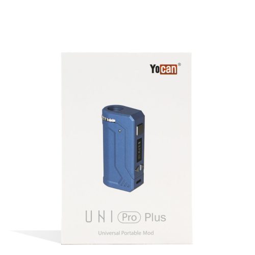 yocan uni pro plus adjustable cartridge vaporizer sky blue packaging