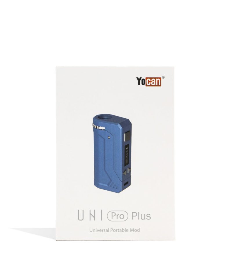 yocan uni pro plus adjustable cartridge vaporizer sky blue packaging