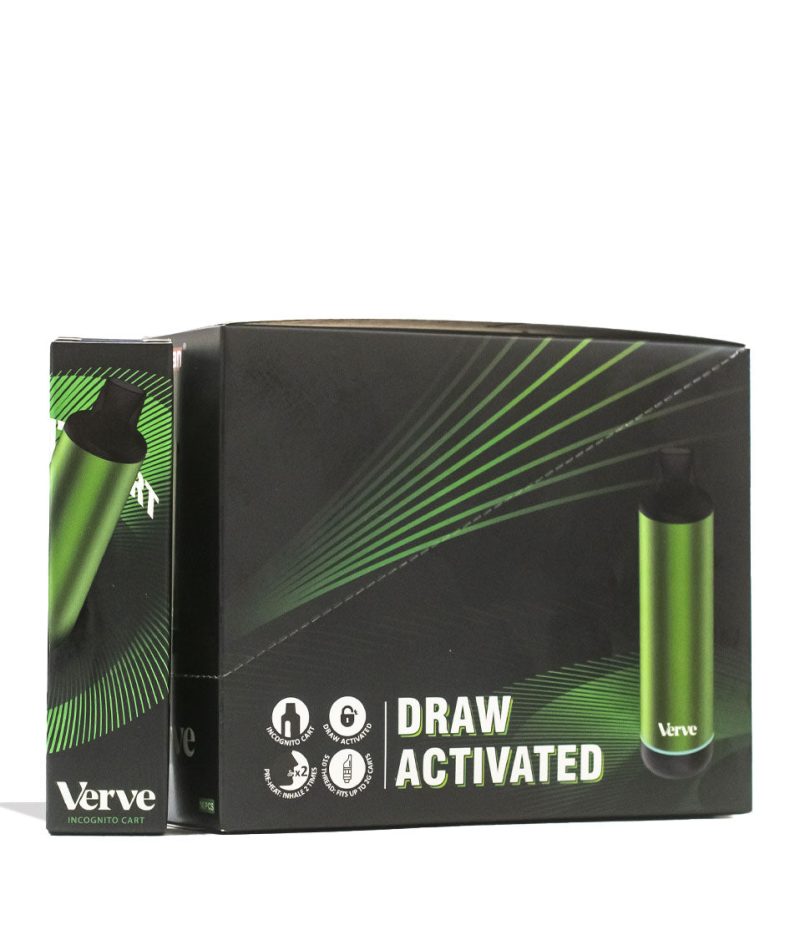 yocan verve cartridge vaporizer 10pk green packaging