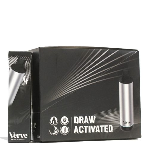 yocan verve cartridge vaporizer 10pk silver packaging