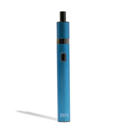 Blue Yocan Zen Wax Vaporizer Front View on White Background