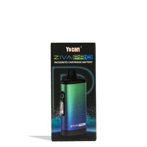 yocan ziva pro 2g cartridge vaporizer 10pk cyan packaging single