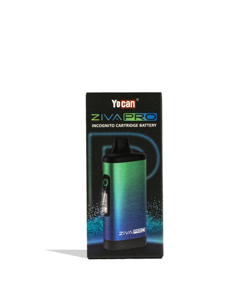 yocan ziva pro 2g cartridge vaporizer 10pk cyan packaging single