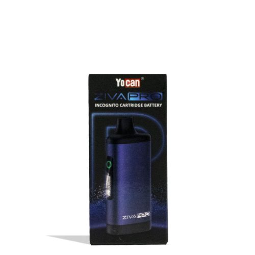 yocan ziva pro 2g cartridge vaporizer 10pk dark blue packaging single