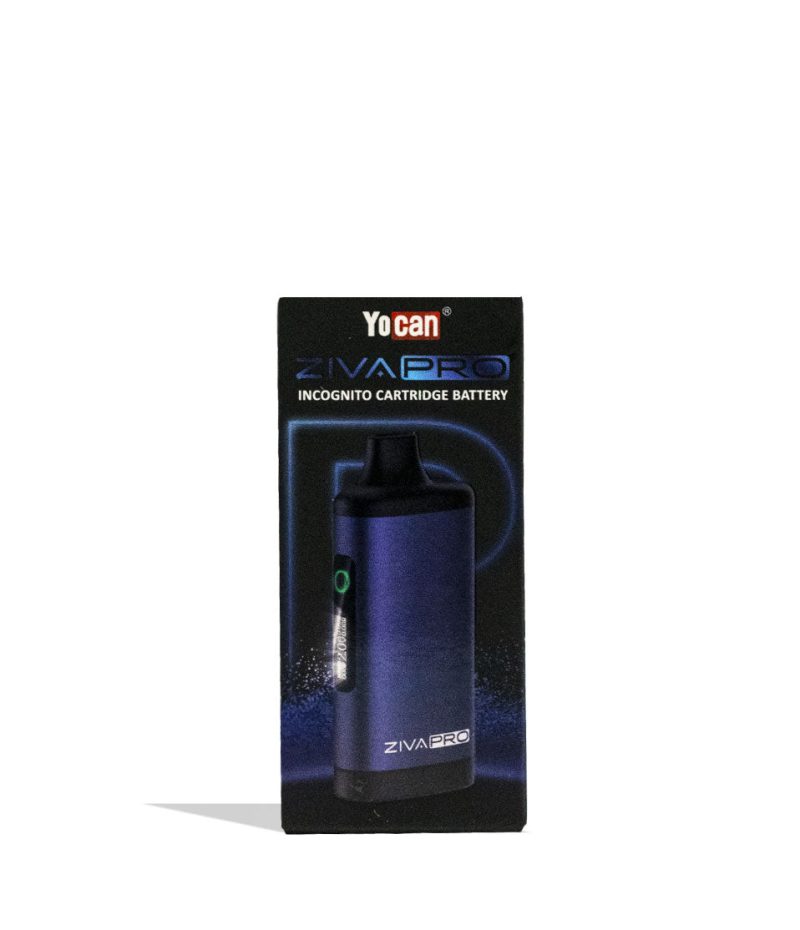 yocan ziva pro 2g cartridge vaporizer 10pk dark blue packaging single