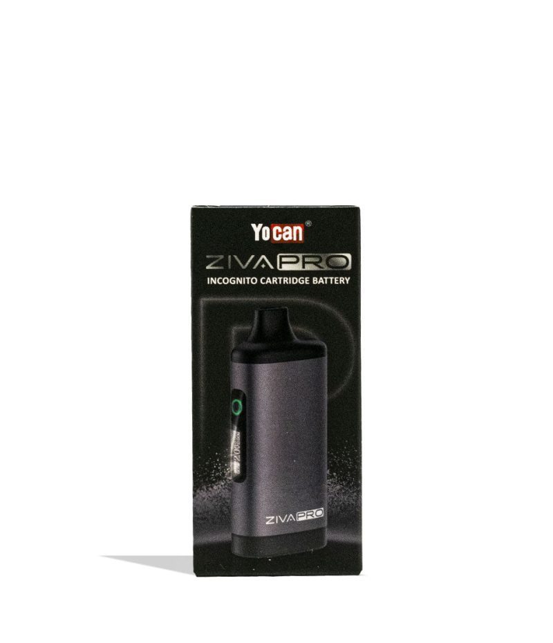 yocan ziva pro 2g cartridge vaporizer 10pk grey packaging single