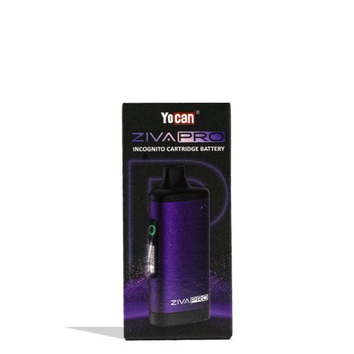 yocan ziva pro 2g cartridge vaporizer 10pk purple packaging single