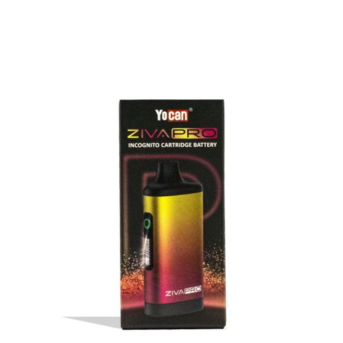 yocan ziva pro 2g cartridge vaporizer 10pk yellow pink packaging single