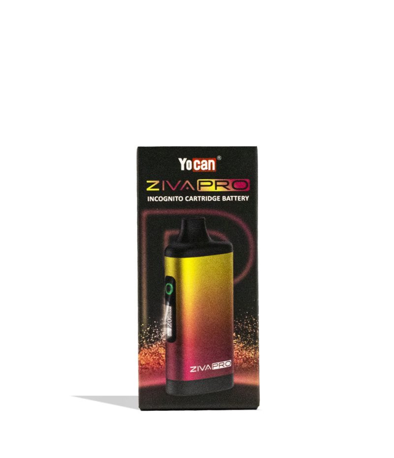 yocan ziva pro 2g cartridge vaporizer 10pk yellow pink packaging single