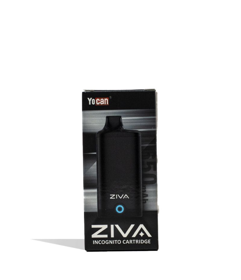 yocan ziva smart cartridge vaporizer 10pk black packaging single