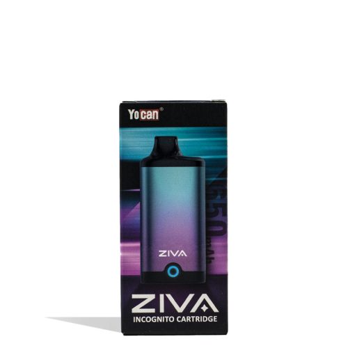 yocan ziva smart cartridge vaporizer 10pk blue purple packing single