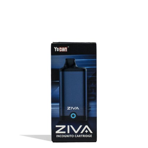 yocan ziva smart cartridge vaporizer 10pk dark blue packaging single