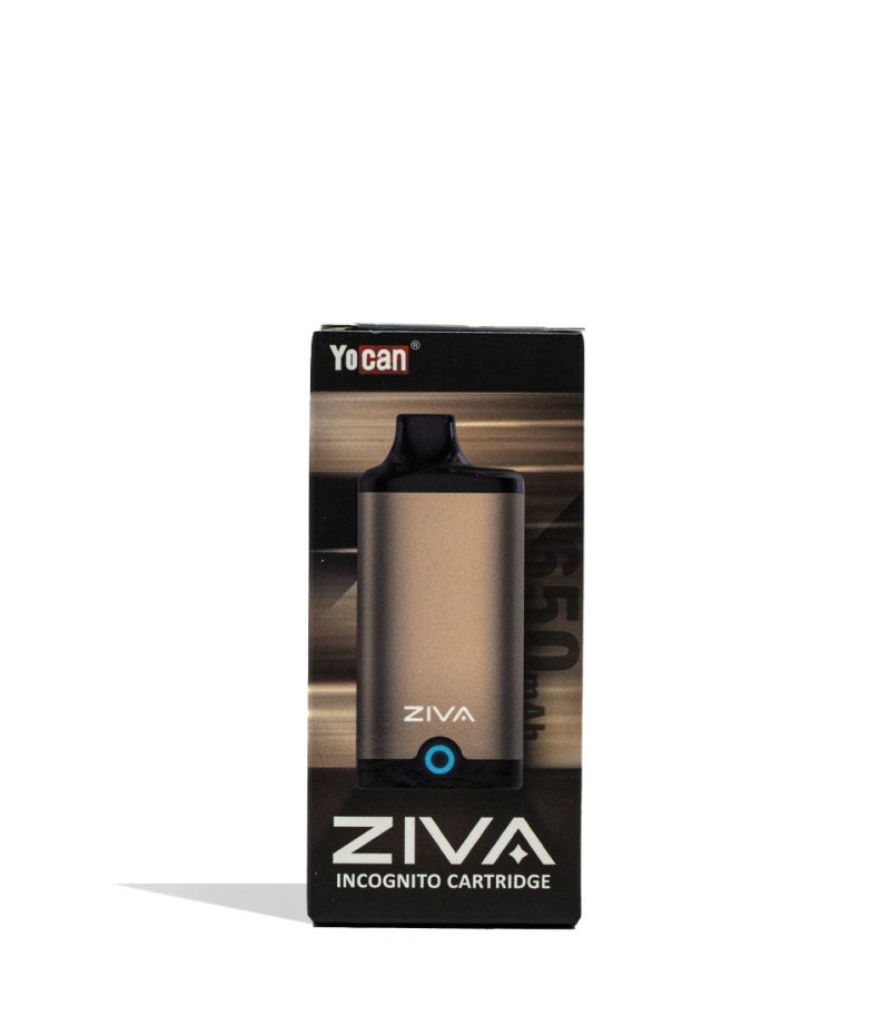 yocan ziva smart cartridge vaporizer 10pk gold packaging single