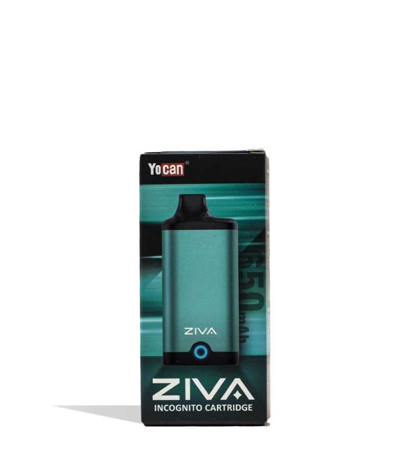 yocan ziva smart cartridge vaporizer 10pk light green packaging single