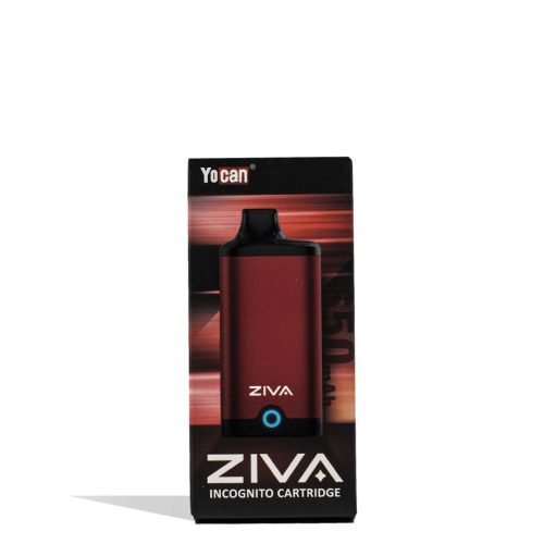 yocan ziva smart cartridge vaporizer 10pk red packaging single